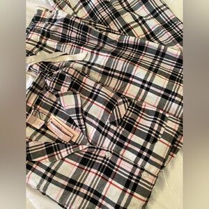 Victoria's Secret plaid flannel/modal pajama set NWT S/long